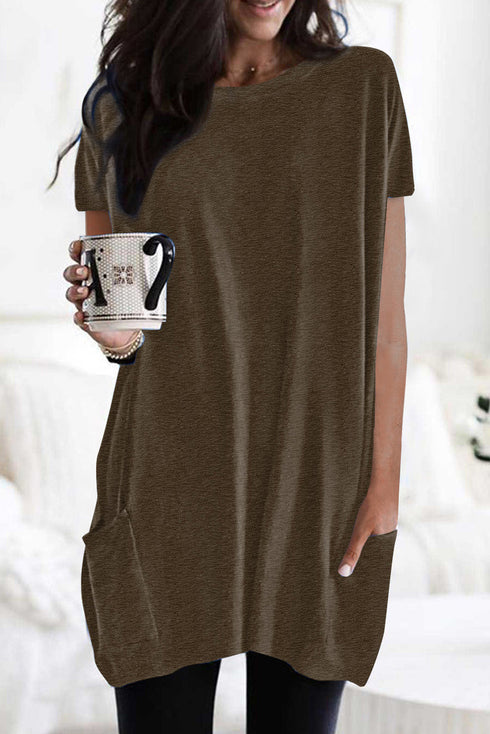 Casual Oversize T-Shirt With Pockets